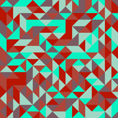 Obraz premium Color Rhombus tile tessellation pattern illustration