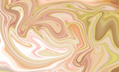 Pink-green paint in white acrylic diffusion dynamic movement of pigment in water.