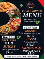 menu design
