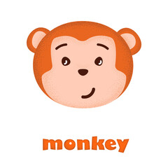 illustration of a cartoon monkey