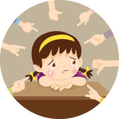 expression sad and cry cartoon character