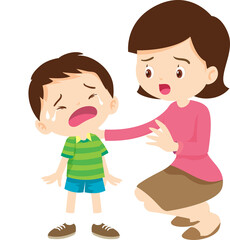 expression sad and cry cartoon character