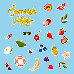  summer vibes. fruits and vegetables