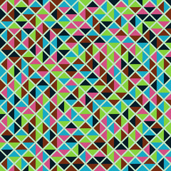 Color Rhombus tile tessellation pattern illustration