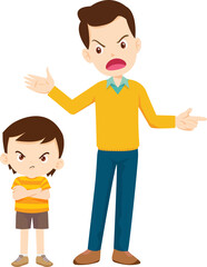 expressing anger and emotion angry cartoon character