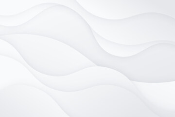 Abstract white gray gradient color curve background