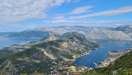 Fototapeta na wymiar Boka Bay in Montenegro