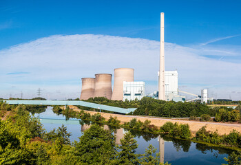 Das stillgelegte Kombinationskraftwerk Kas-Kohle erk Gersteinwerk an