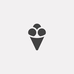 Ice cream vector icon sign symbol