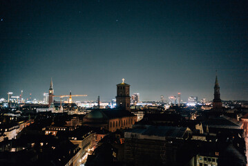 Fototapeta premium Kopenhagen bei Nacht