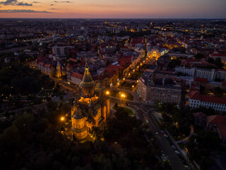 Aerial view of  Timisoara, Romania