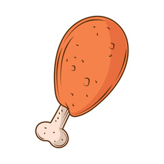 chicken leg fast food