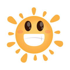 smiling sun emoji