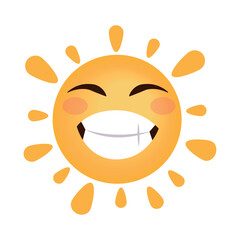 happy sun emoji