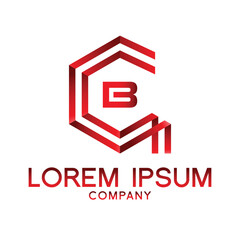 Letter B line logo design Creative minimal linear monogram symbol. Universal elegant vector sign design. Premium type of business logo. Graphic alphabet symbol for technology identity