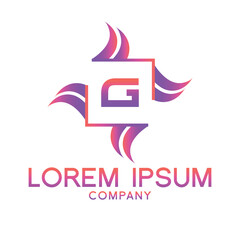 Letter G line logo design Creative minimal linear monogram symbol. Universal elegant vector sign design. Premium type of business logo. Graphic alphabet symbol for technology identity