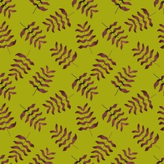 Summer seamless palms leaves pattern for clothes print and kids accessories and wrapping and fabrics and linens