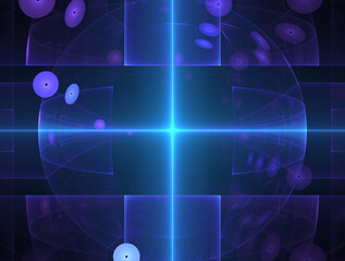 Imaginatory fractal abstract background Image