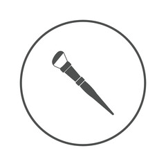 Beauty makeup brush kit icon | Circle version icon |