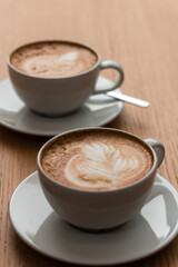 cup of coffee with chocolate