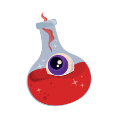 halloween eyeball in potion