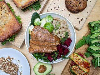 healthy food banner 