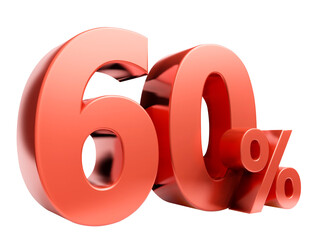 Red price promotion symbol , 3D render