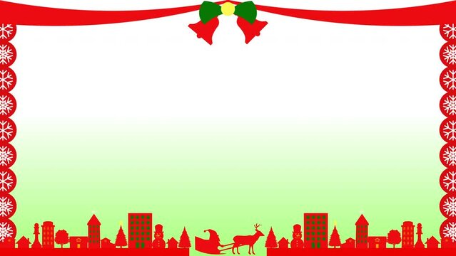 クリスマスのフレーム