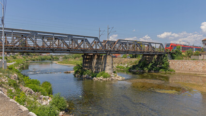 Railway Bridge River Nisava
