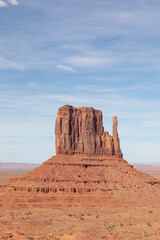 Fototapeta na wymiar scenic view to the butte in monument valley, USA