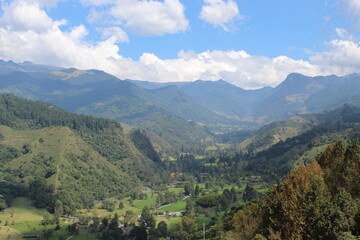 Fototapeta na wymiar Colombian mountains