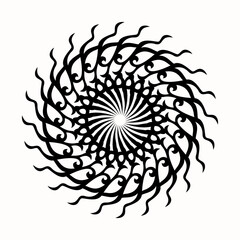 tribal mandala, tribal ornament, Floral Mandala Design with tribal style, flower mandala with traditional style, geometric mandala round ornament, ethnic, vintage