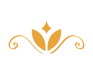 vintage ornament isolated