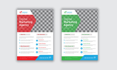 professional Business flyer template design