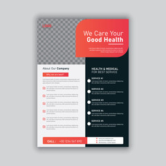professional Business flyer template design
