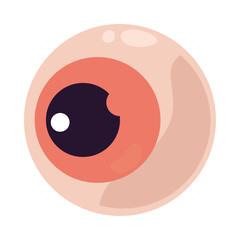 eyeball cartoon icon