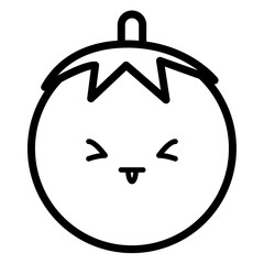 Obraz premium emojis vegetable icons