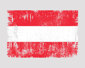 Austria Flag Vector Design Template