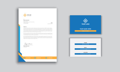 Stationery template design. Corporate identity business set.