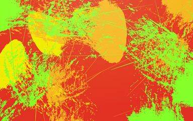 Obraz na płótnie Canvas Abstract grunge texture orange color background