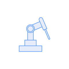 robotic porcess automation vector for website symbol icon presentation