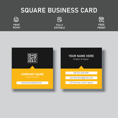 Minimal Business Card - Modern Business Card - Creative and Clean Business Card Template.