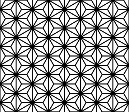 Seamless pattern with geometric triangle