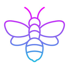 Bee Line Gradient Icon