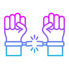 Freedom Line Gradient Icon