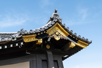 Intricate Carvings of the Colorful Karamon Gate