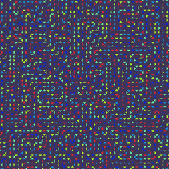 Fototapeta premium Color Rhombus tile tessellation pattern illustration