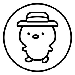 bear cartoon icon 