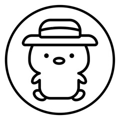bear cartoon icon 