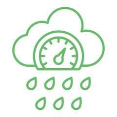 Pressure Multicolor Line Icon